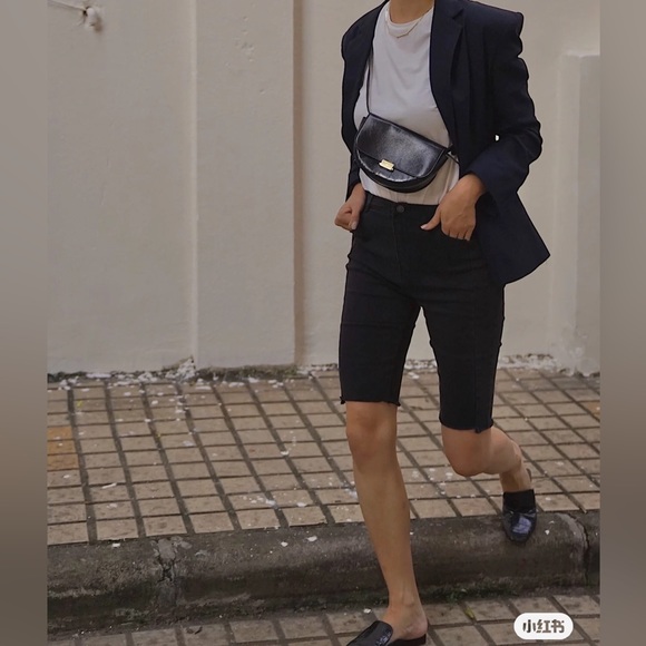 RtA Knee-Length Denim Shorts - Picture 9 of 9